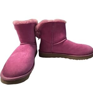 Pink UGG Ankle Boots Size 10